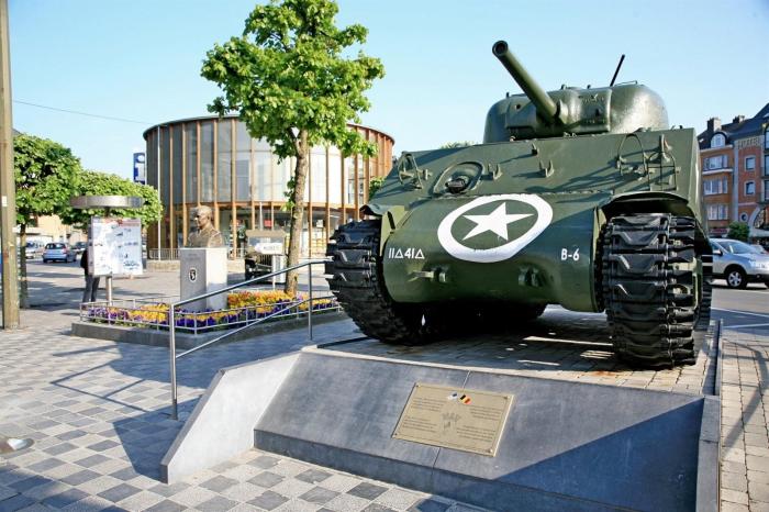 Bastogne belgium firefly sherman barracks vc thecrazytourist